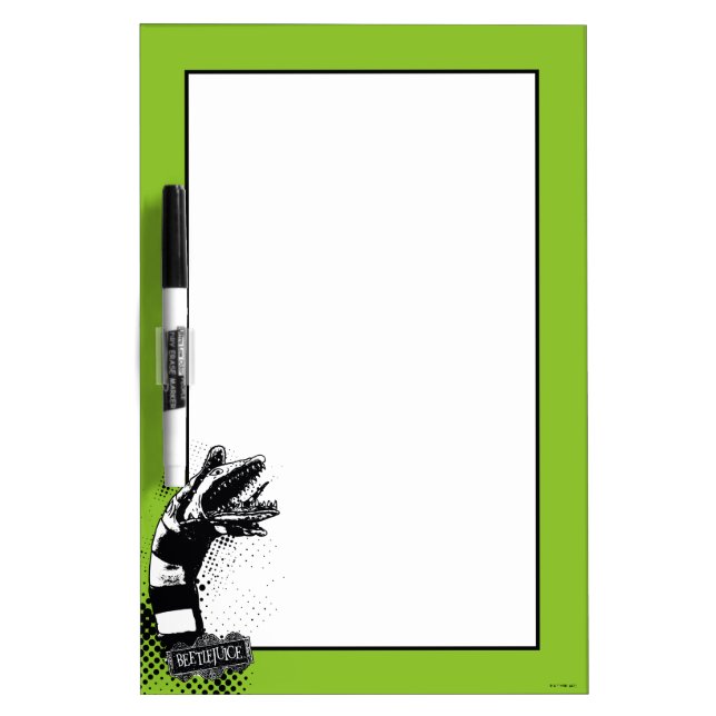 Beetlejuice | Sandworm Illustration Dry Erase Board (Front)