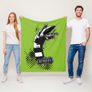 Beetlejuice Sandworm Illustration Fleece Blanket