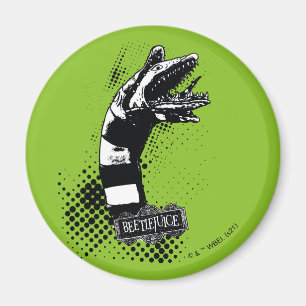 Beetlejuice Sandworm Illustration Magnet