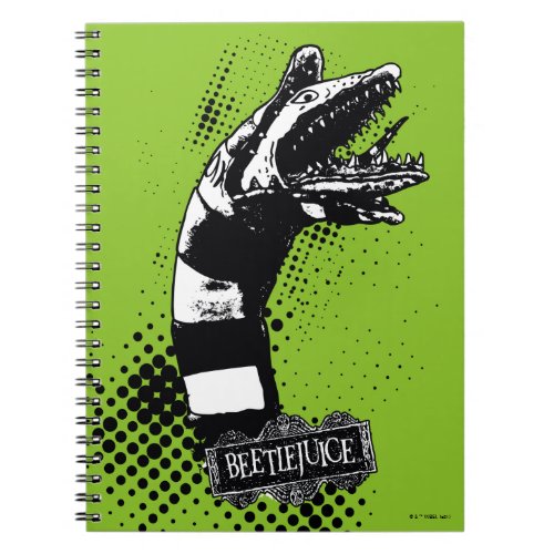 Beetlejuice  Sandworm Illustration Notebook