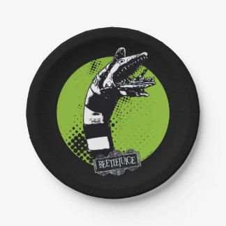 Beetlejuice | Sandworm Illustration Paper Plates