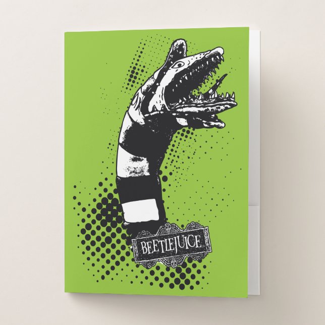 Beetlejuice | Sandworm Illustration Pocket Folder (Front)