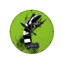 Beetlejuice | Sandworm Illustration Round Clock Beetlejuice | Sandworm Illustration Round Clock