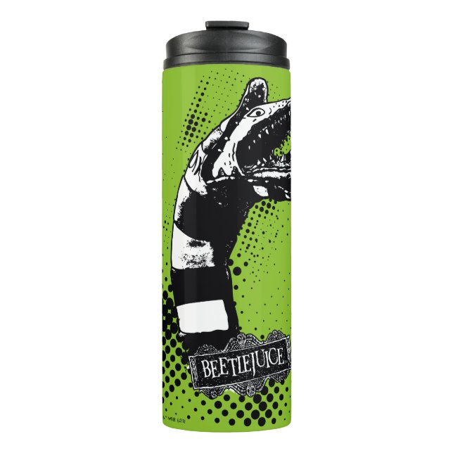 Beetlejuice | Sandworm Illustration Thermal Tumbler (Front)