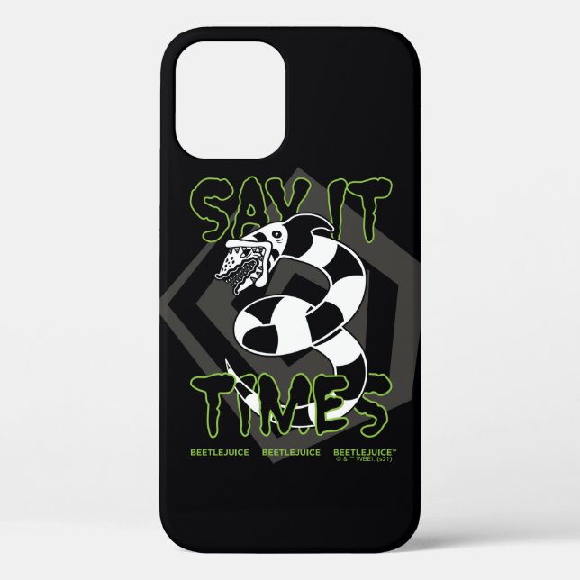 Beetlejuice | Say It 3 Times Case-Mate iPhone Case (Back)
