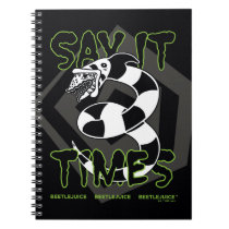 Beetlejuice | Say It 3 Times Notebook Beetlejuice | Say It 3 Times Notebook
