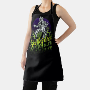 Beetlejuice Sitting on a Tombstone Apron