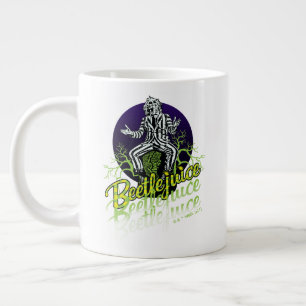 Beetlejuice   Sitting on a Tombstone Giant Coffee Mug