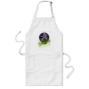 Beetlejuice Sitting on a Tombstone Long Apron