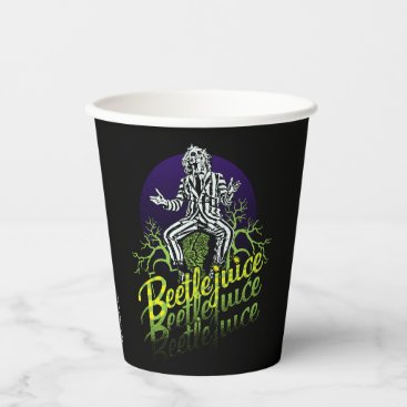 Beetlejuice | Sitting on a Tombstone Paper Cups