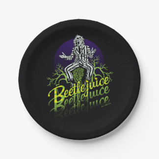 Beetlejuice | Sitting on a Tombstone Paper Plates