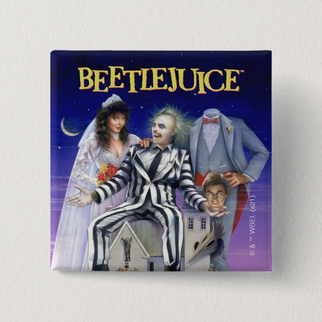 Beetlejuice | Theatrical Poster Button (Front)