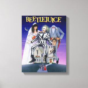 Beetlejuice   Theatrical Poster Canvas Print