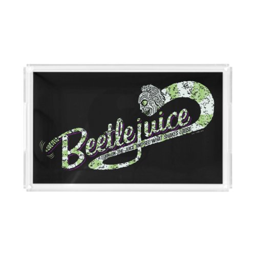 Beetlejuice  Turn on the Juice Acrylic Tray