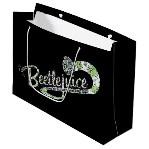 Beetlejuice  Turn on the Juice Large Gift Bag