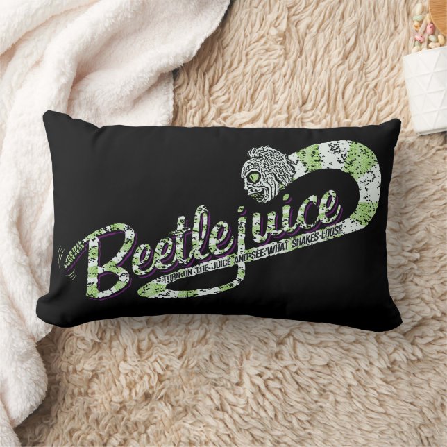 Beetlejuice | Turn on the Juice Lumbar Pillow (Blanket)