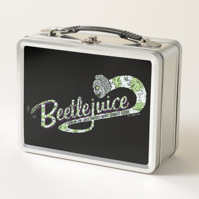 Beetlejuice | Turn on the Juice Metal Lunch Box (Front)
