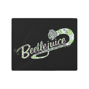 Beetlejuice   Turn on the Juice Metal Print