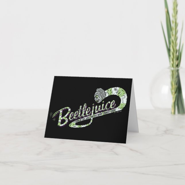 Beetlejuice | Turn on the Juice Note Card (Front)
