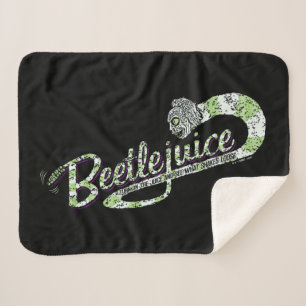 Beetlejuice   Turn on the Juice Sherpa Blanket