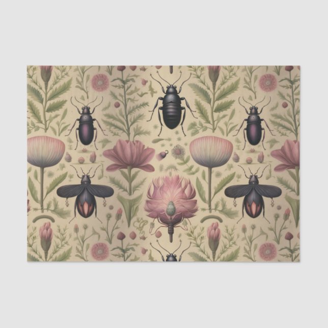 Beetles and Bugs Tissue Paper (Front)