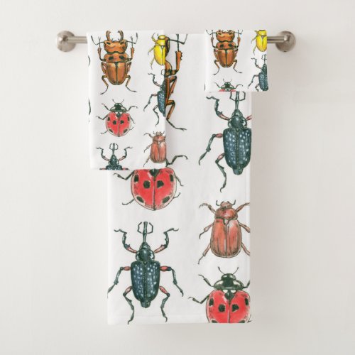 Beetles Bath Towel Set