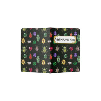 Beetles & Jewels Passport Holder