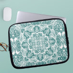 Beetles Mandala Laptop Sleeve<br><div class="desc">Looking for a stylish and personalized laptop case that will keep your device protected while also showcasing your unique style? Look no further than our hand-drawn boho beetles mandala laptop case! Featuring a beautiful and intricate design of beetles and flowers patterned in a mandala, this beautiful tech accessory also has...</div>