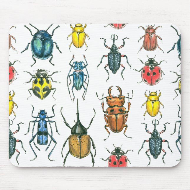 Beetles Mouse Pad (Front)