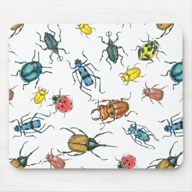 Beetles Mouse Pad (Front)