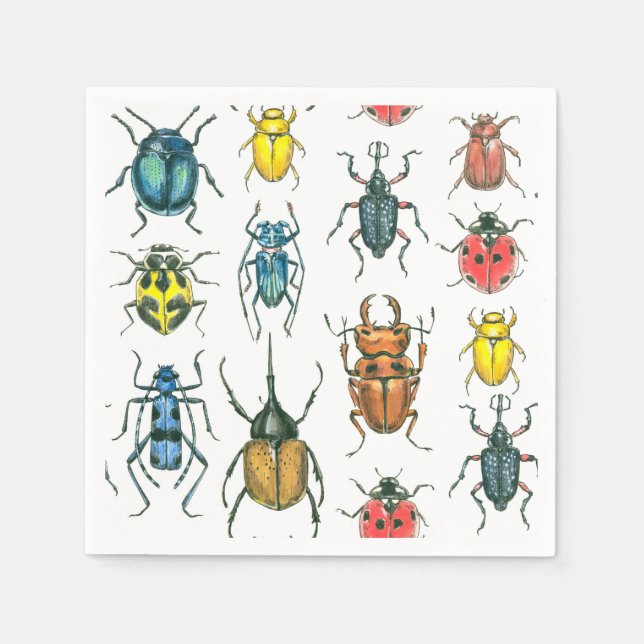 Beetles Napkins (Front)