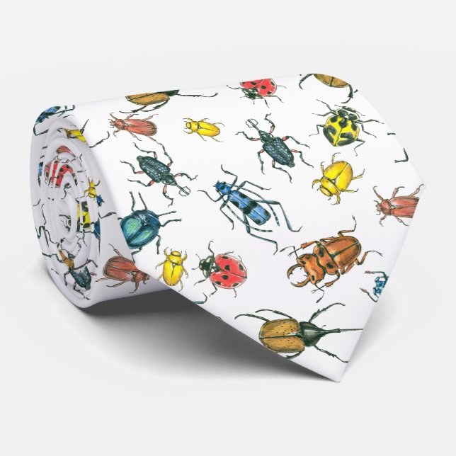 Beetles Neck Tie (Rolled)