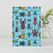 Beetles on blue (Standing Front)