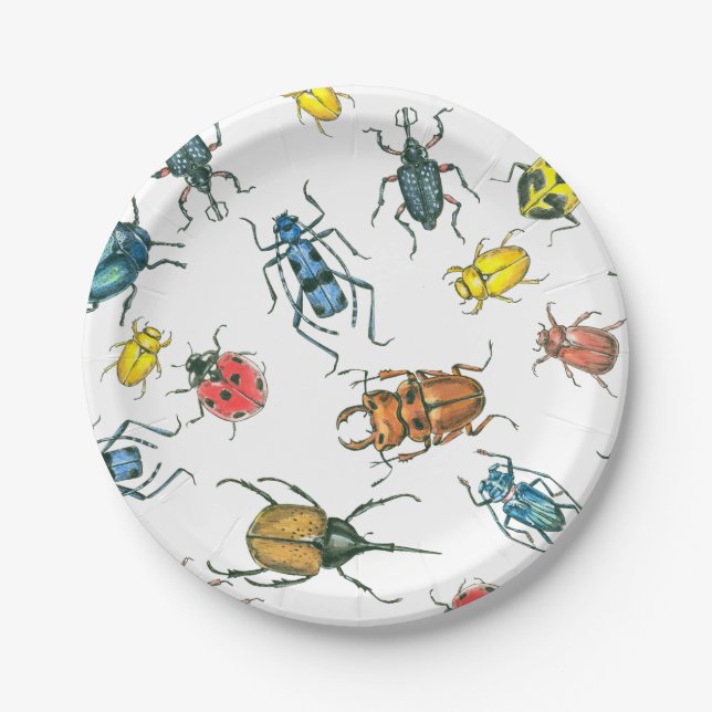 Beetles Paper Plates (Front)