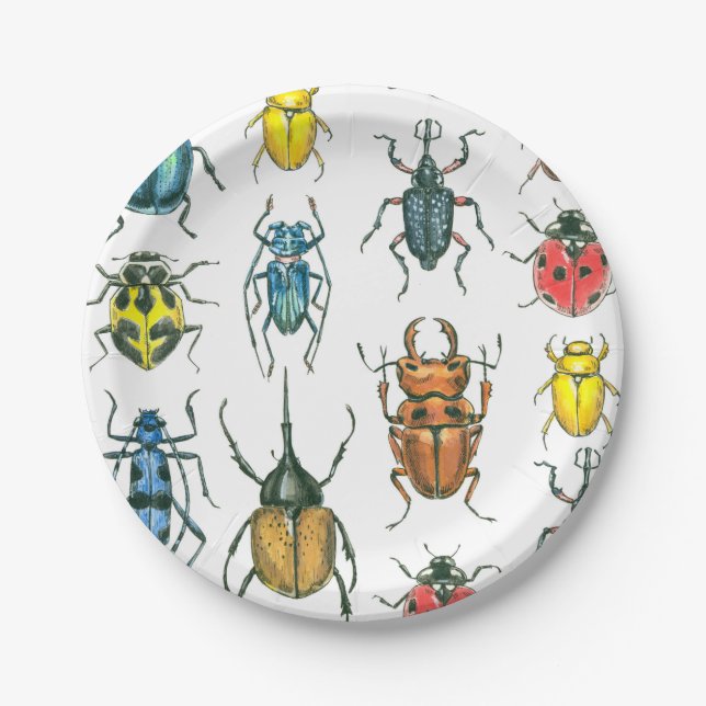 Beetles Paper Plates (Front)