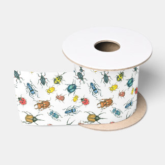 Beetles Satin Ribbon