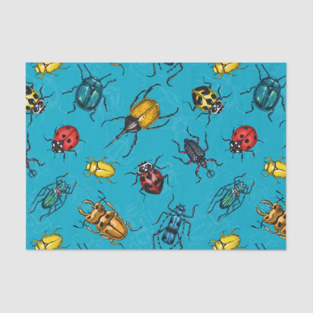 Beetles Tissue Paper (Front)