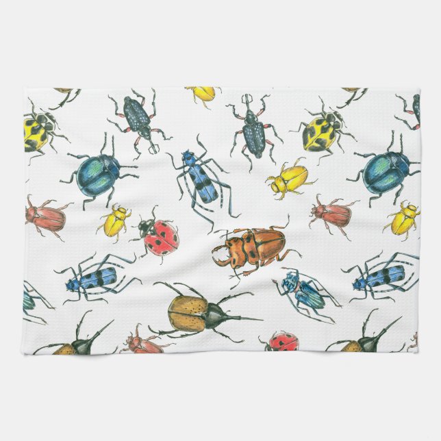Beetles Towel (Horizontal)