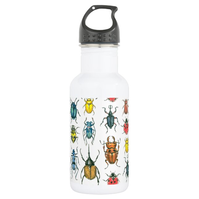 Beetles Water Bottle (Front)
