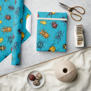 Beetles Wrapping Paper