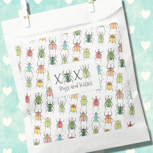 Beetles XOXO Valentines Favor Bag