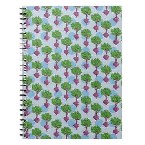 Beetroot Pattern Beets Notebook