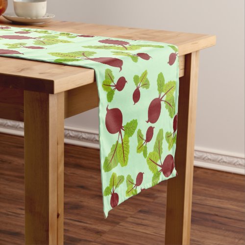 Beetroot Pattern Short Table Runner