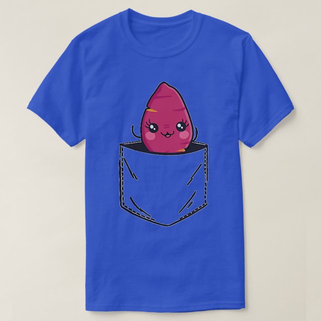 Beetroot Pocket Vegetable Funny Beetroot in Pocket T-Shirt (Design Front)