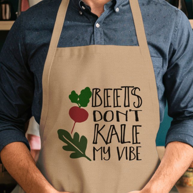 Beets Don't Kale My Vibe Adult Apron (Creator Uploaded)