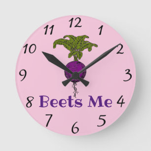 Beets Me Wall Clock