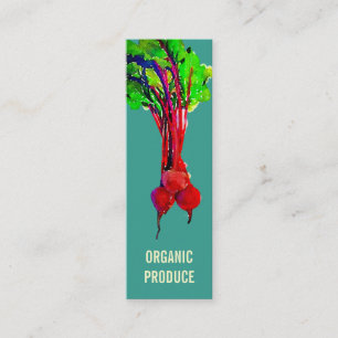Beets Vegetable Mini Business Card