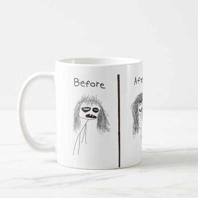 Before/After Coffee Mug (Left)