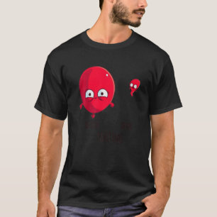 Before After Farting Ballon Cool Cute Humorous Fun T-Shirt