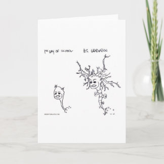 Before & After: First Day of School to Graduation Card